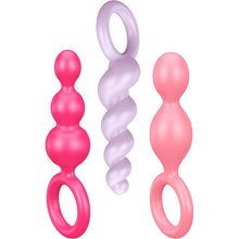 Load image into Gallery viewer, Satisfyer Booty Call Set Of 3 Multicolour Anal Plugs
