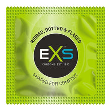 Load image into Gallery viewer, EXS Comfy Fit Ribbed and Dotted Condoms 12 Pack