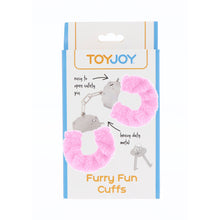 Load image into Gallery viewer, ToyJoy Furry Fun Wrist Cuffs Pink