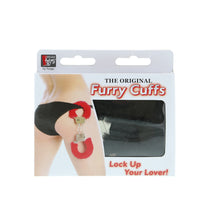 Load image into Gallery viewer, Black Furry Metal Handcuffs