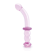 Load image into Gallery viewer, Glaze Glass Rosebud GSpot Dildo