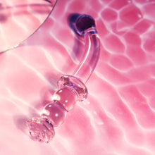 Load image into Gallery viewer, Glaze Glass Rosebud GSpot Dildo