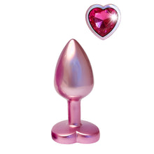 Load image into Gallery viewer, Gleaming Love Pearl Pink Butt Plug Small