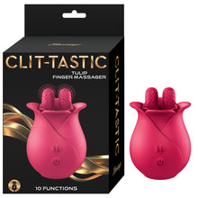 Load image into Gallery viewer, ClitTastic Tulip Finger Massager Rechargeable