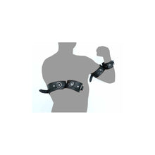 Load image into Gallery viewer, The Red Arm To Forearm Leather Shackles