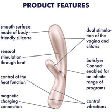 Load image into Gallery viewer, Satisfyer Hot Lover Warming Vibrator With App Control Pink