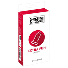 Load image into Gallery viewer, Secura Condoms 12 Pack Extra Fun