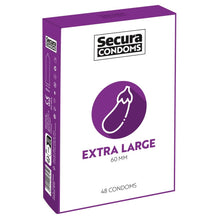 Load image into Gallery viewer, Secura Condoms 48 Pack Extra Large