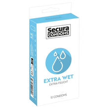 Load image into Gallery viewer, Secura Condoms 12 Pack Extra Wet