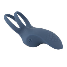 Load image into Gallery viewer, Rechargeable Silicone Vibrating Double Ring