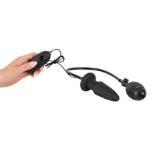 Load image into Gallery viewer, Inflatable And Vibrating Silicone Butt Plug