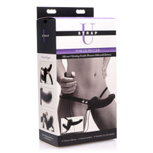 Load image into Gallery viewer, Power Pegger Silicone Vibrating Double Dildo With Harness
