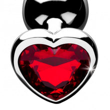 Load image into Gallery viewer, Booty Sparks Red Heart Medium Anal Plug