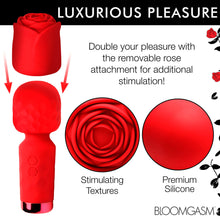 Load image into Gallery viewer, XR Bloomgasm Rose Petite Mini Wand