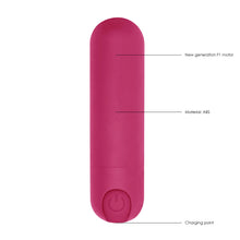 Load image into Gallery viewer, 10 speed Rechargeable Bullet Pink