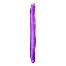 Load image into Gallery viewer, B Yours 16 Inch Purple Double Dildo