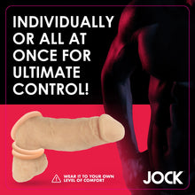 Load image into Gallery viewer, Jock Discreet Silicone Cock Ring Set