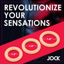 Load image into Gallery viewer, Jock Discreet Silicone Cock Ring Set
