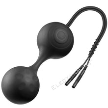 Load image into Gallery viewer, ElectraStim Silicone Noir Lula Electro Jiggle Kegel Balls