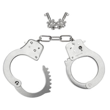 Load image into Gallery viewer, Me You Us Premium Heavy Duty Metal Bondage Handcuffs