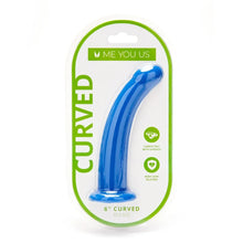 Load image into Gallery viewer, Me You Us 6 Inch Curved Silicone Dildo