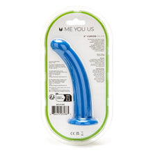 Load image into Gallery viewer, Me You Us 6 Inch Curved Silicone Dildo