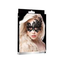 Load image into Gallery viewer, Ouch Royal Black Lace Mask
