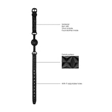Load image into Gallery viewer, Ouch Breathable Luxury Black Ball Gag