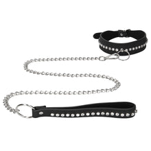 Load image into Gallery viewer, Ouch Diamond Studded Collar With Leash