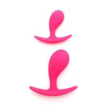 Load image into Gallery viewer, Copenhagen Pink Duo Anal Plug Set