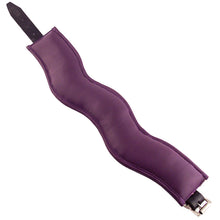 Load image into Gallery viewer, Rouge Garments Black And Purple Padded Leather Posture BDSM Collar