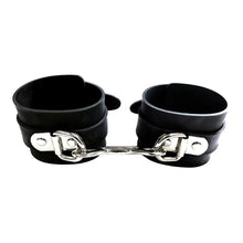Load image into Gallery viewer, Rouge Garments Black Rubber Wrist Cuffs