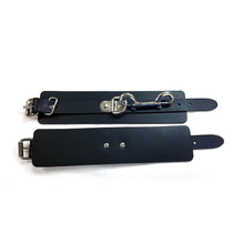 Load image into Gallery viewer, Rouge Garments Black Rubber Wrist Cuffs