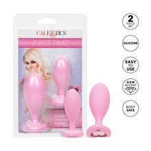 Load image into Gallery viewer, First Time Crystal Booty Duo Butt Plugs