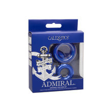 Load image into Gallery viewer, Admiral Universal Cock Ring Set Blue