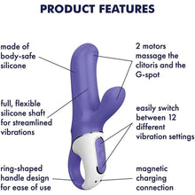 Load image into Gallery viewer, Satisfyer Vibes Magic Bunny Rechargeable G-Spot Vibrator