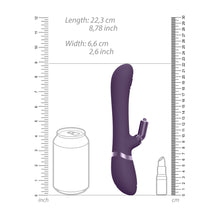 Load image into Gallery viewer, Vive Etsu Interchangeable Rabbit Vibrator Purple