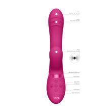 Load image into Gallery viewer, Vive Tani Finger Motion With Pulse Wave Vibrator Pink