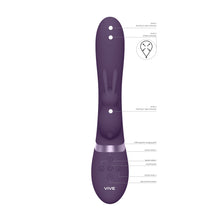 Load image into Gallery viewer, Vive Taka Triple Action Automatic Inflatable Vibrator Purple
