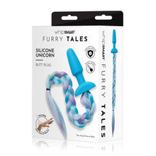 Load image into Gallery viewer, Furry Tales Silicone Unicorn Tail Butt Plug