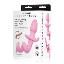 Load image into Gallery viewer, Furry Tales Silicone Piggy Tail Butt Plug