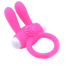Load image into Gallery viewer, Cockring With Rabbit Ears Pink