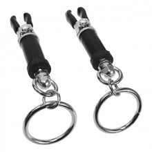 Load image into Gallery viewer, Bondage Ring Barrel Nipple Clamps