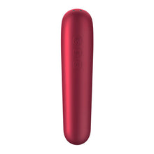 Load image into Gallery viewer, Satisfyer App Enabled Dual Love Clitoral Massager Red