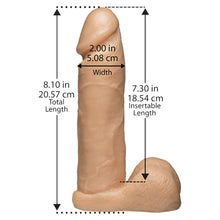 Load image into Gallery viewer, VacULock 8 Inch Realistic Cock Attachment Flesh Pink
