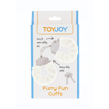 Load image into Gallery viewer, ToyJoy Furry Fun Wrist Cuffs White
