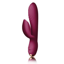 Load image into Gallery viewer, Rocks Off Everygirl Burgundy Rechargeable Rabbit Vibrator
