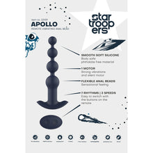 Load image into Gallery viewer, Startroopers Apollo Remote Vibrating Anal Beads