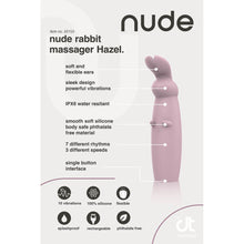 Load image into Gallery viewer, Nude Hazel Mini Rabbit Massager