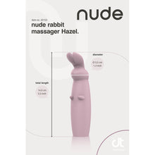 Load image into Gallery viewer, Nude Hazel Mini Rabbit Massager
